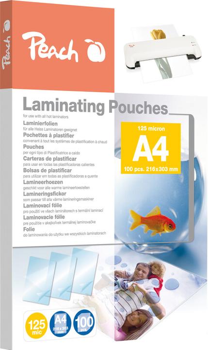 Actual product image Peach Pp525-02 (A4, 100 Piece, 125 µm)