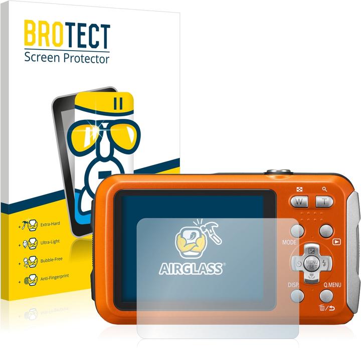 Produktbild BROTECT AirGlass Panzerglasfolie (Displayschutz, Lumix DMC-FT30)