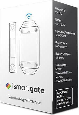 Immagine prodotto Ismartgate Sensore magnetico wireless per porte di garage