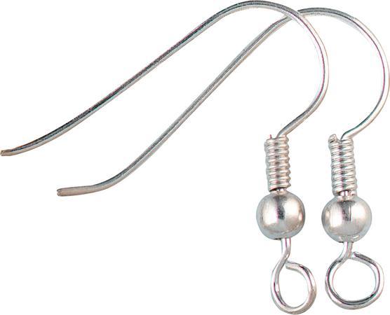 Efco Ohrhaken mit Feder, 10 Stück (Metall)
