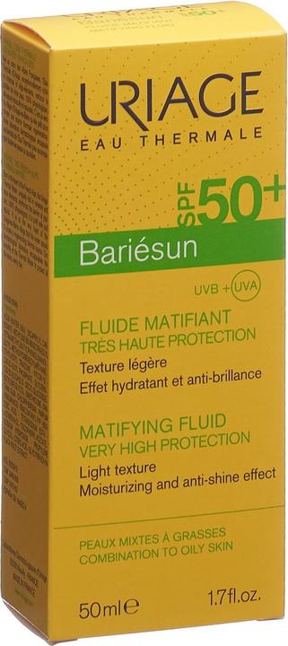 Produktbild Uriage Bariésun Matt Fluid LSF50 (Sonnencreme Gesicht, SPF 50, 50 ml, 74 g)