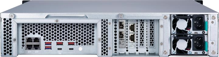 Produktbild QNAP TS-h1283XU-RP-E2136-128G 12-bay Intel Xeon E-2136 6 cores/12 threads boost up to