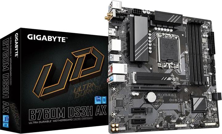Gigabyte GA-B760M DS3H AX (LGA 1700, Intel B760 Express, mATX)