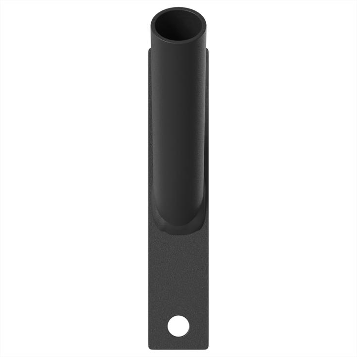 Actual product image VidaXL Flagpole bracket for 1 flag for wall mounting made of black metal
