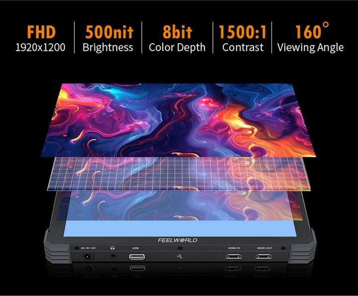Actual product image Feelworld T10 HDMI Monitor (10.10", Full HD)