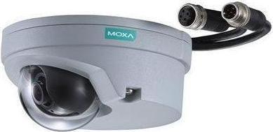Actual product image Moxa VPORT P06-2L36M-T - EN 50155, 1080P, H.264MJPEG IP camera with M12 connection, 1 audio input (1080 x 720 pixels)
