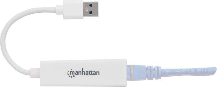 Actual product image Manhattan USB to Ethernet Adapter (USB, RJ45 (1x))