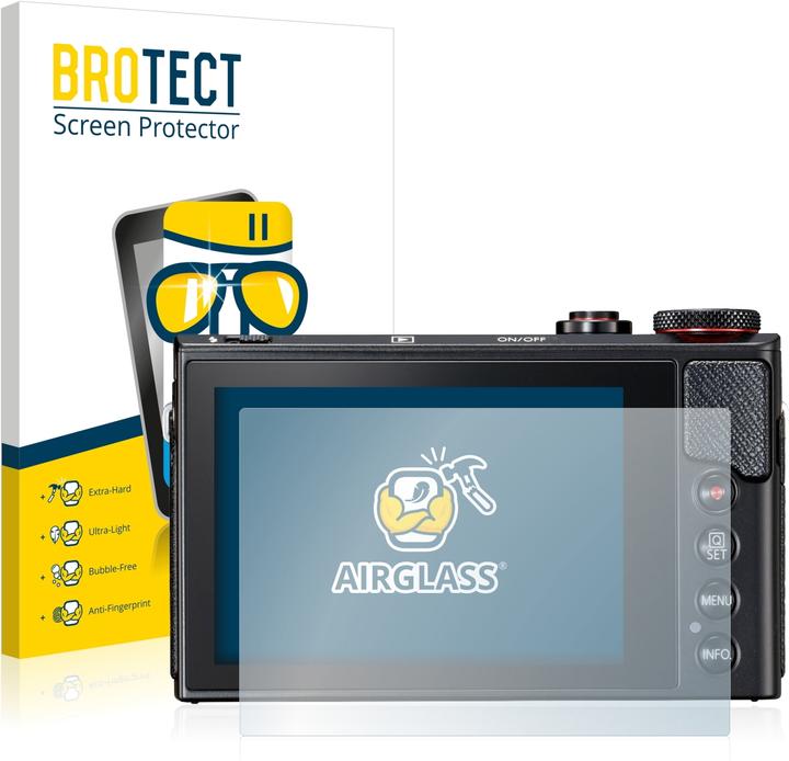BROTECT AirGlass Panzerglasfolie (Displayschutz, Powershot G9 X Mark II)