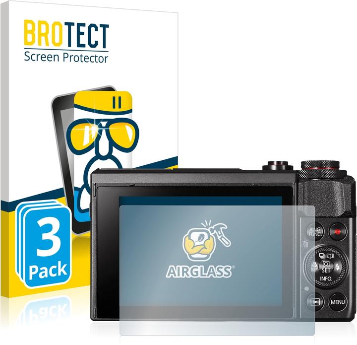 Actual product image BROTECT AirGlass Glass (Screen protector, PowerShot G7 X Mark II)