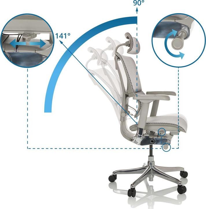 Actual product image Hjh Office Ergohuman Slim G Gen2