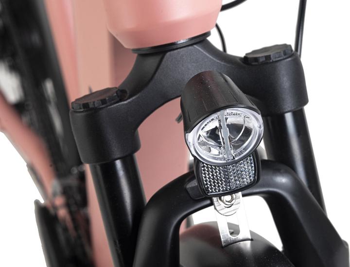 Actual product image Adore E-trekking bike 28" aluminium trekking e-bike ATR-180 rear motor 50NM / 12.8Ah Vintage Rosé (48 cm)