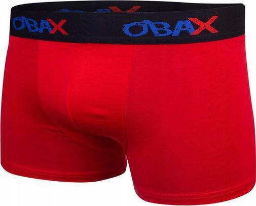 Image du produit Obax Sous-vêtements boxer homme 3p noir/rouge/gris M (M)