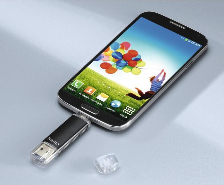 Immagine prodotto Hama Laeta Twin (64 GB, Micro USB, USB-A, USB 3.0)