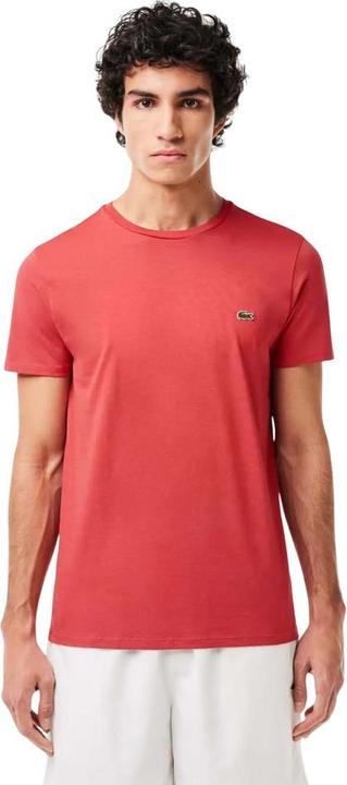 Actual product image Lacoste Mens Pima Monochrome Cotton Jersey Crew Neck T-Shirt (M)