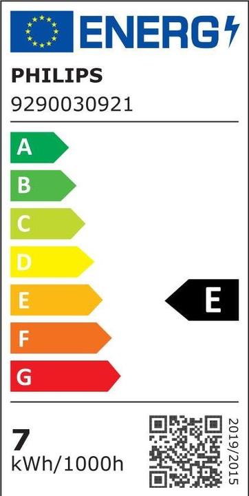 Energie-Label Philips Lampe (B15d, 6.50 W, 806 lm, 1 x, E)