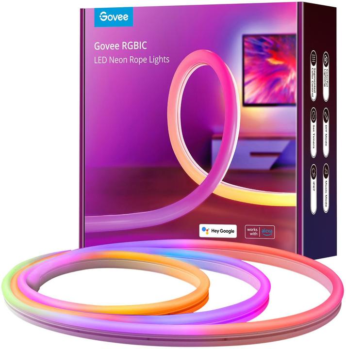Govee Neon (Weiss, 500Â cm, Indoor, Outdoor)
