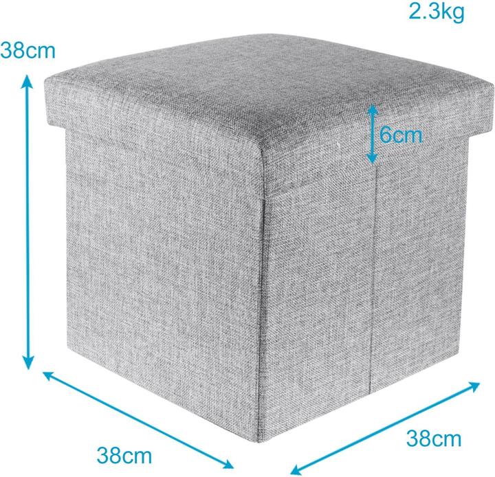 Actual product image Intirilife Cube seat ALASKA GREY
