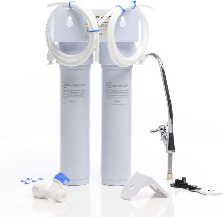 Produktbild Naturewater NW-2-PPCTO 2 Stufen Untertisch Wasserfilter 5µ Sediment Aktivkohle