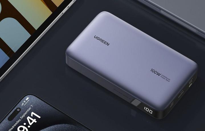 Actual product image Ugreen Powerbank (20000 mAh, 100 W, 72 Wh)