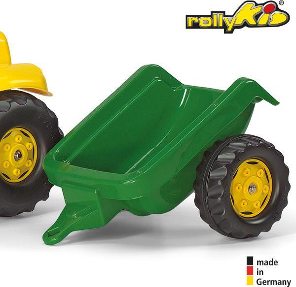 Image du produit Rolly Toys rollyKid John Deere tracteur avec remorque