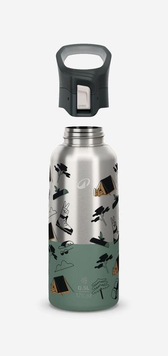 Produktbild Quechua Trinkflasche Isolierflasche Schnellverschluss Wandern - 900 0,5 L (0.50 l)