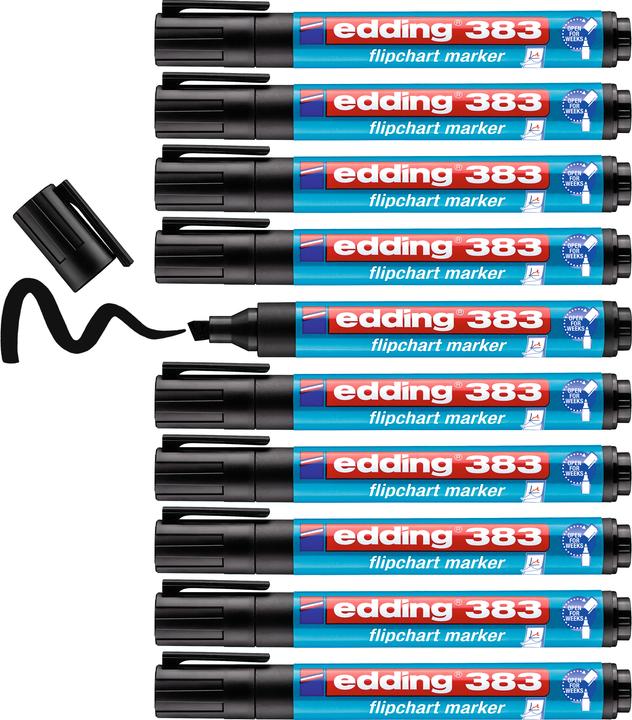 Image du produit Edding 383 (Noir, 5 mm, 1 x)