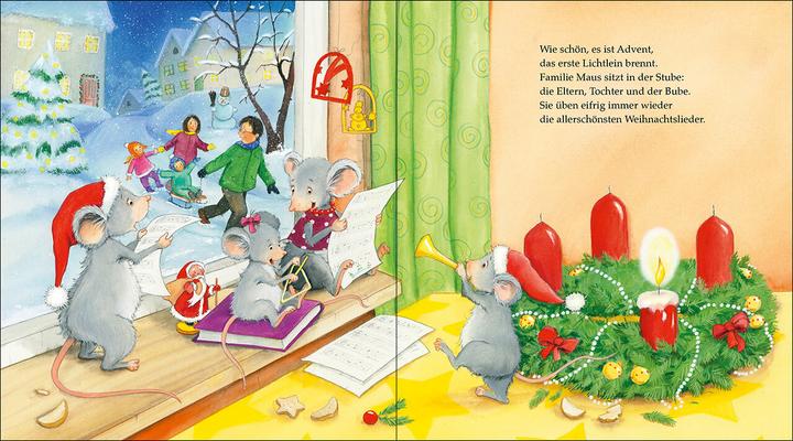 Immagine prodotto Loewe Wunderbare Weihnachten mit Familie Maus (Tedesco, Natale Loewe, Hans-Christian Schmidt, Marina Krämer, 2024)