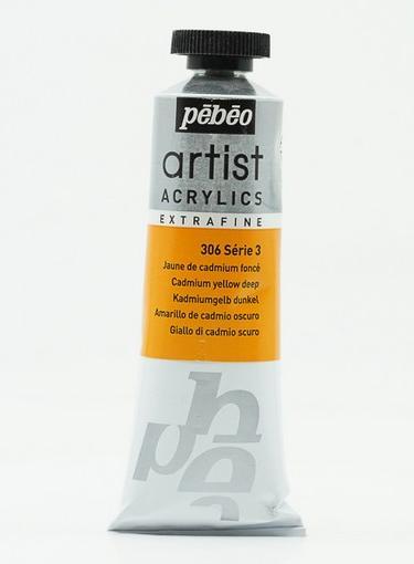 Actual product image Pebeo Artist Acrylics extrafine (Cadmium yellow dark, 37 ml)