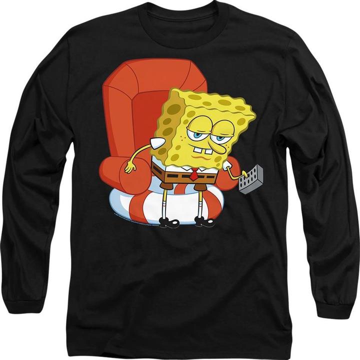 Actual product image Spongebob Squarepants Unisex Adult Head Out Meme T-Shirt (XL)