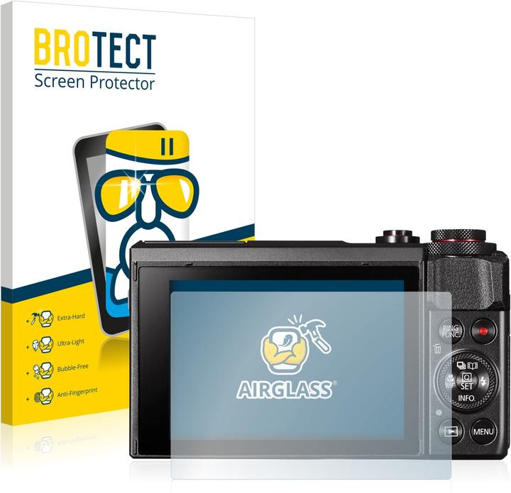 Actual product image BROTECT AirGlass Glass (Screen protector, PowerShot G7 X Mark II)