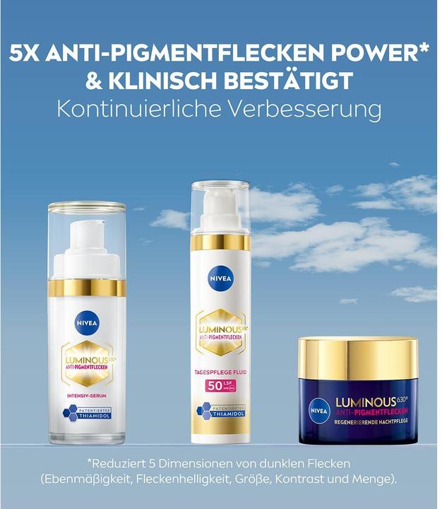 Actual product image NIVEA Cellular Luminous630 anti-pigmentation night cream (50 ml, 24h cream)