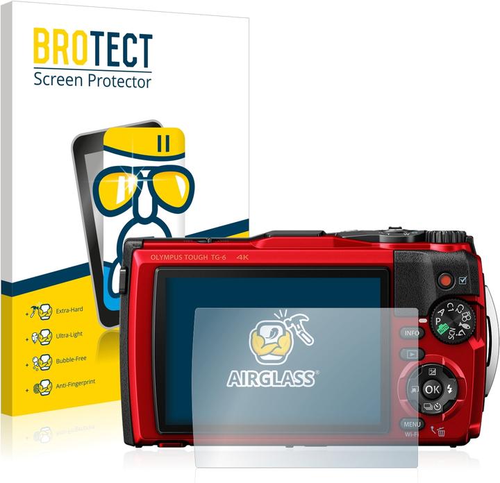 BROTECT AirGlass Panzerglasfolie (Displayschutz, Tough TG-6)