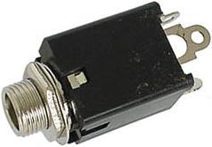 Produktbild Velleman 6.35mm Stereo-Klinkenbuchse mit Schaltkontakt
