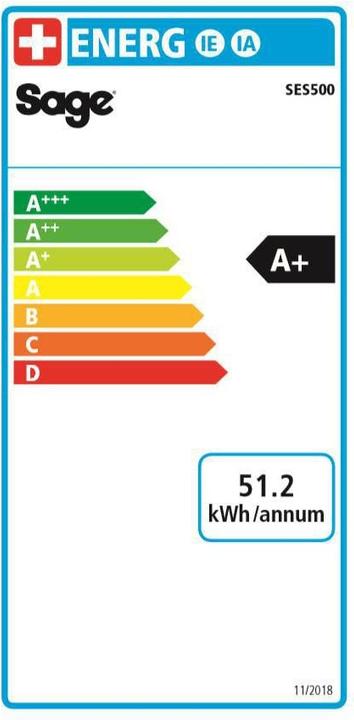 Energie-Label Sage the Bambino Plus