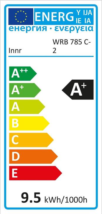 Energie-Label Innr WRB 785 C-2 RGBW (E27, 9.20 W, 806 lm, 2 x, F)