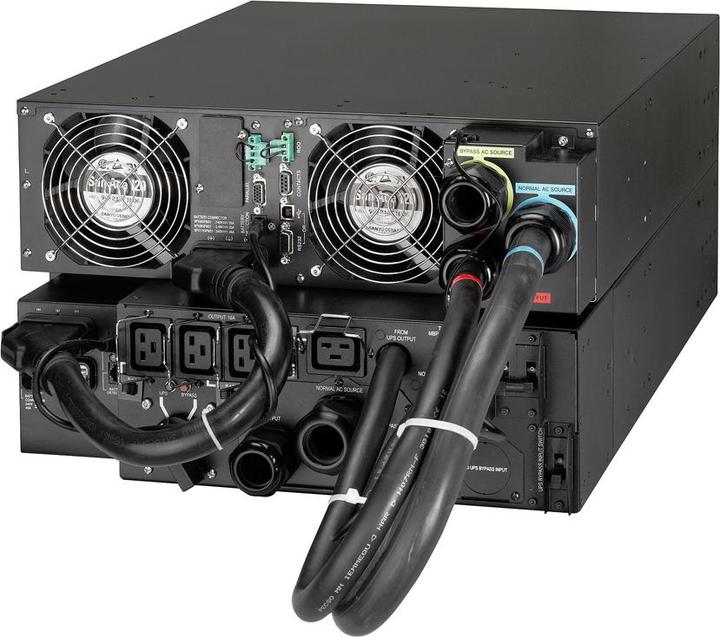 Actual product image Eaton 9PX 8000i 3:1 RT6U Netpa Tower/Rack 6U Network Card contacts 3min Runtime 7000W (8000 VA, 7200 W, Online double converter UPS)