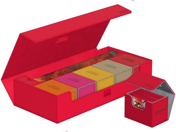 Actual product image Ultimate Guard Card Box XenoSkin Superhive 550+ Red