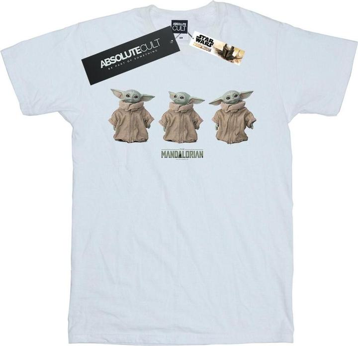 Immagine prodotto Star Wars The Mandalorian The Child Poses Maglietta Ampia Donna (M)