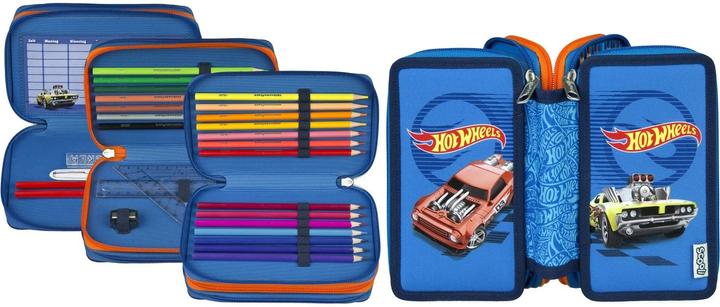 Produktbild Scooli Etui Tripledecker Hot Wheels