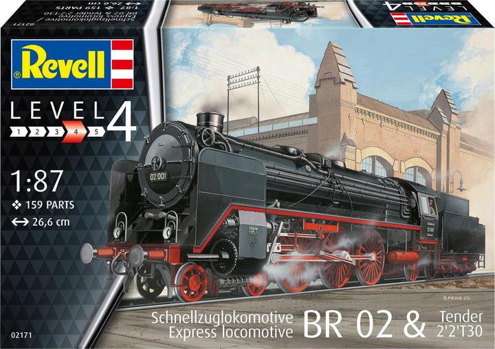 Image du produit Revell Locomotive express BR 02 & tender 2'2'T30