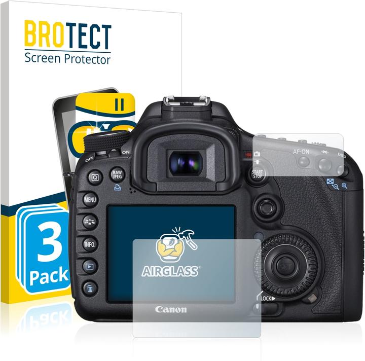 Produktbild BROTECT AirGlass Panzerglasfolie (Displayschutz, EOS 7D)