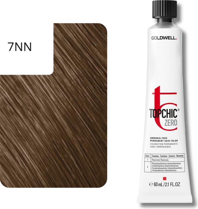 Actual product image Goldwell Topchic Zero - 7NN Medium Blonde Extra (7NN - medium blonde extra)