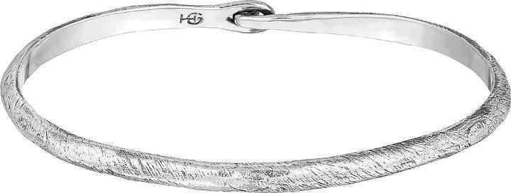 Immagine prodotto Haze & Glory Armband Armreif - Hook Small Gehämmert 925 Silber (20 cm, Argento 925)