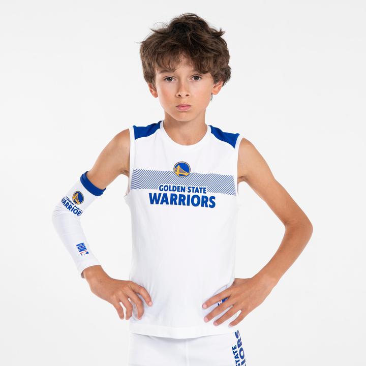 Produktbild Tarmak Kids' Sleeveless Basketball Base Layer Jersey 500 - NBA Golden State Warriors (12, 13, 14)