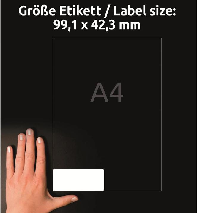 Image du produit Avery Étiquettes universelles, ablösbar