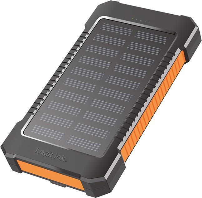 Actual product image LogiLink Solar-Powerbank (6000 mAh, 12 W)