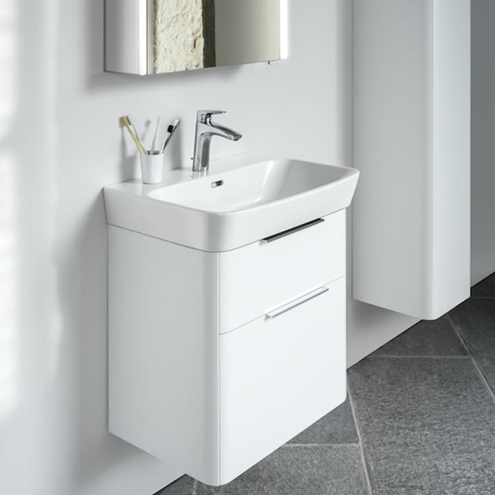 Immagine prodotto Laufen MODERNA R lavabo 62x46,5x16,5cm, senza foro per rubinetto, bianco (465 mm, 620 mm)