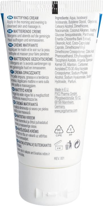 Actual product image Skineffect Mattifying face cream (50 ml, Day cream)