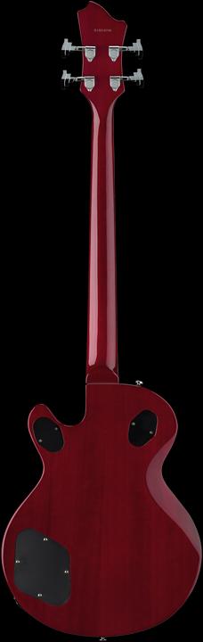 Image du produit Hagstrom Guitare basse, Swede, Wild Cherry Transparent (Guitare électrique, Acajou)