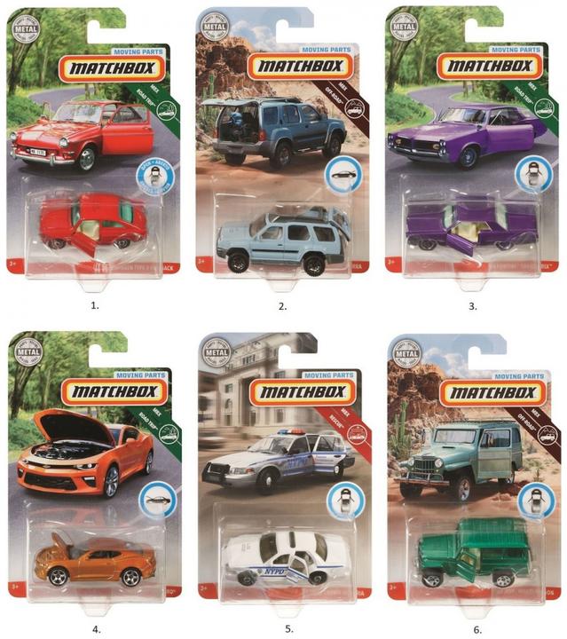 Image du produit Matchbox Voitures avec pièces mobiles Assortiment